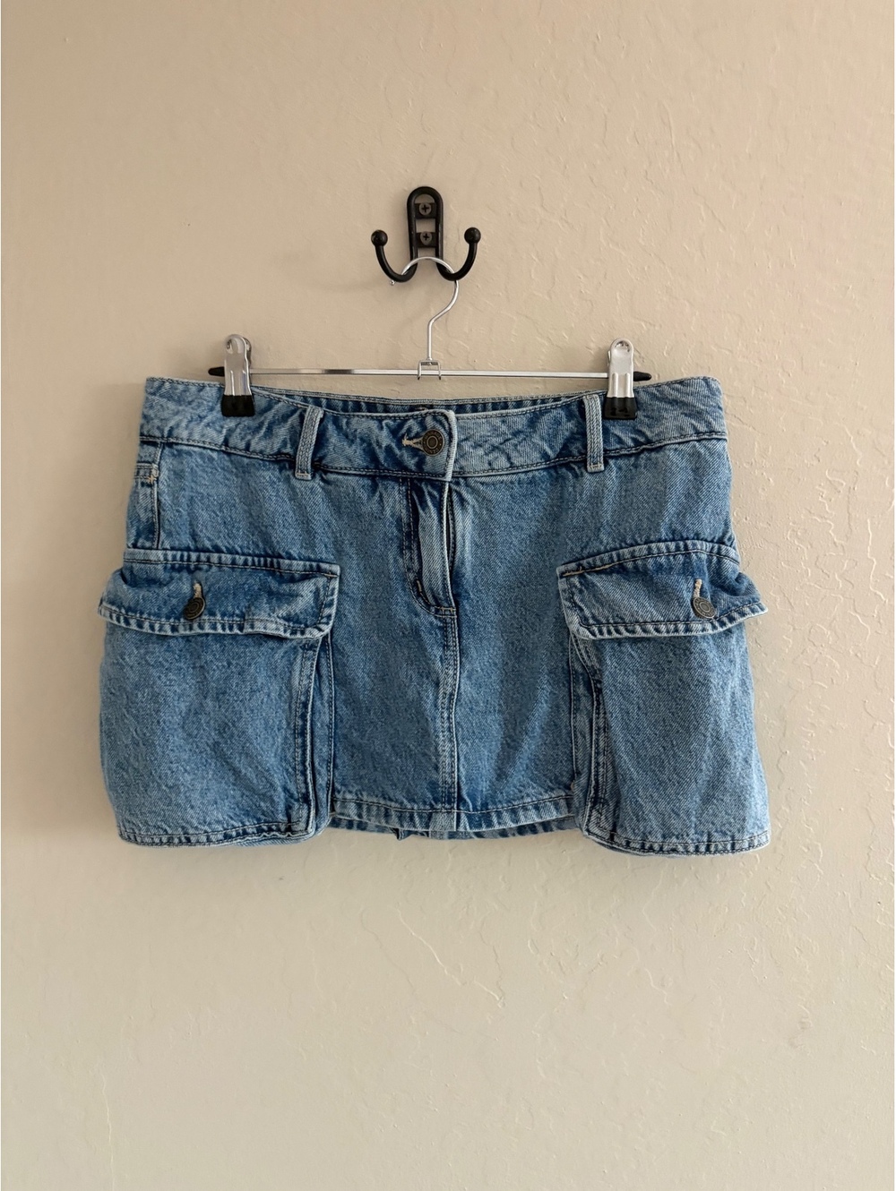 Garage denim skirt